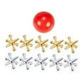 thumbnail image 3 of Juego de jotas,Juego de Jacks con bolas para niños y adultos.,Juego de juguete Old School Jackstones Game Sturdy,Actividades de mesa tradicionales Entretenimiento Aleación,Mini juguetes para, 3 of 8