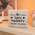thumbnail image 3 of Funny 40th Birthday Novelty Decorative Sign/Plaque Gifts for Women, Men - Happy 40th Birthday Gifts - Best 40th Bday Gift Ideas - 40 Year Old Birthday Present for Friends, Wife, Mom, Sister, 3 of 6