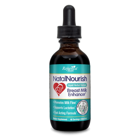 Natal Nourish - Lactation and Breastfeeding Support | 100% All-Natural Liquid for 2x Absorption | Fenugreek, Blessed Thistle, Turmeric &