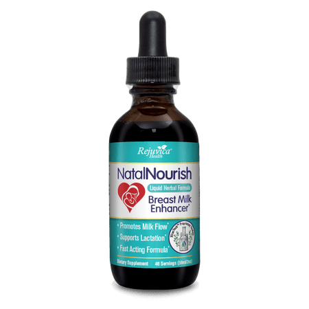 Natal Nourish - Lactation and Breastfeeding Support | 100% All-Natural Liquid for 2x Absorption | Fenugreek, Blessed Thistle, Turmeric & (Best Fenugreek For Breast Enhancement)