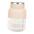 thumbnail image 3 of Licuadora portátil, exprimidor de cítricos, batidos, botella deportiva, máquina para hacer batidos, ligera Beige Blanco, 3 of 9