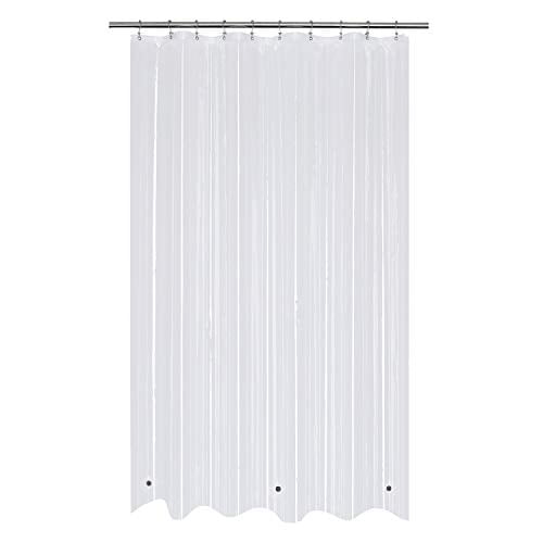 Stall Shower Curtain Liner With 3 Magnets 54 X 72 Inch Peva 8g Thick Heavy Duty Waterproof 54x72 Clear Com Stall Shower Curtain Liner With 3, 54 X 72 Shower Curtain Liner