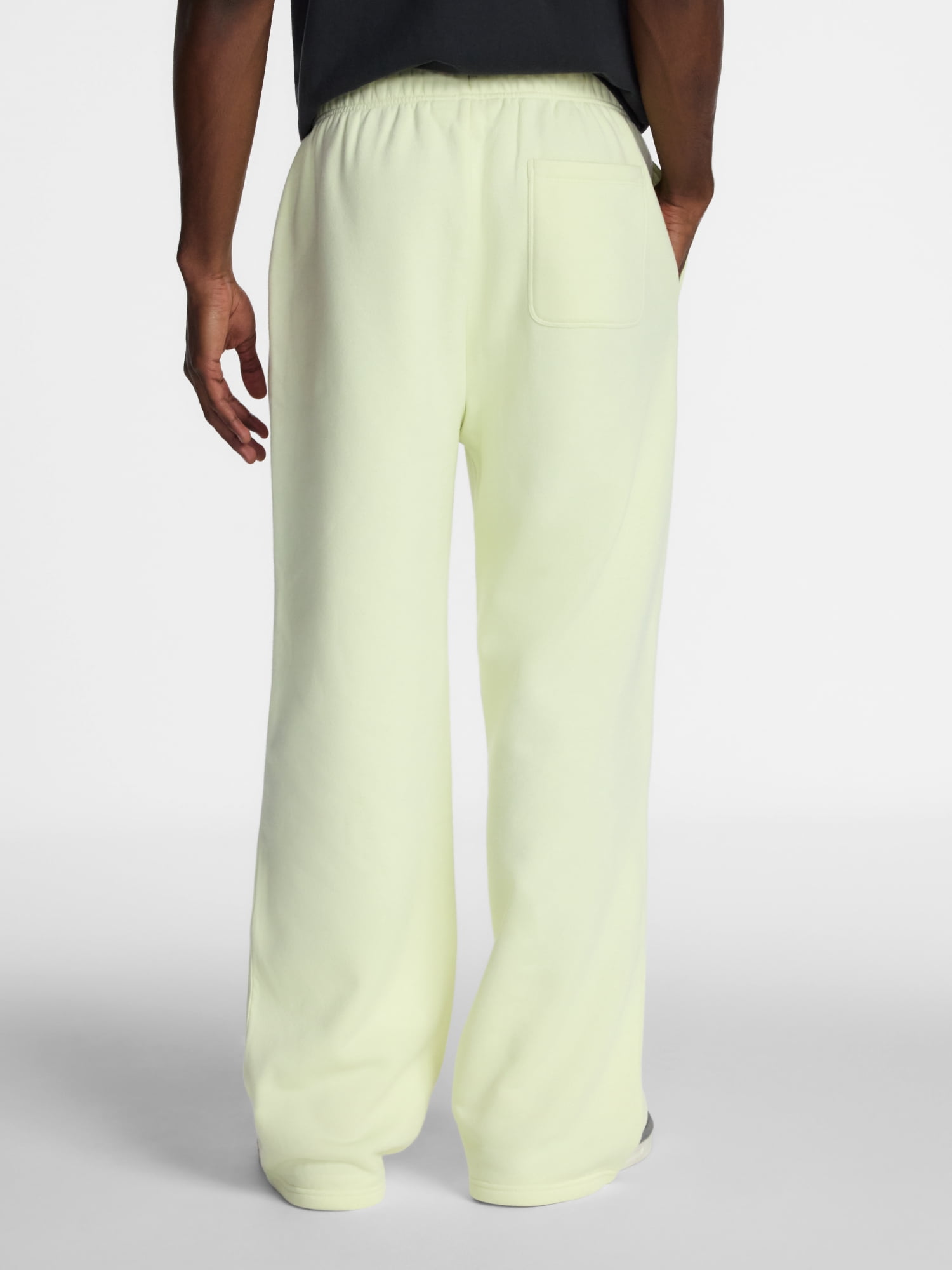 No Boundaries Fleece Open Hem Sweatpants, Men's XS-5XB