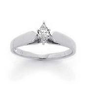 1/5 Carat Marquise Diamond Solitaire
