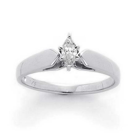 1/5 Carat Marquise Diamond Solitaire