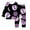 Black, variant on Weebloom Girl Halloween Loungewear Pjs Boys Long Sleeve With Diy Print Comfortable Wear 2-10 Years Nightwear Girls Sleepwear 2-3 Years Black