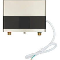 Miumaeov 110V Electric Tankless Water Heater Instant Hot Water Heater Under Sink with Remote Control Digital Display On-Demand Water Heate