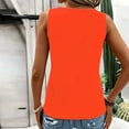 thumbnail image 4 of HADST Womens Tank Tops Summer V-Neck Elegant Breathable Sleeveless Solid Color Leisure Top S-XXL, 4 of 4