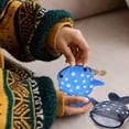 thumbnail image 3 of 2 monederos de tiburón, monedero de felpa, monedero con cremallera para niñas y niños, 3 of 4
