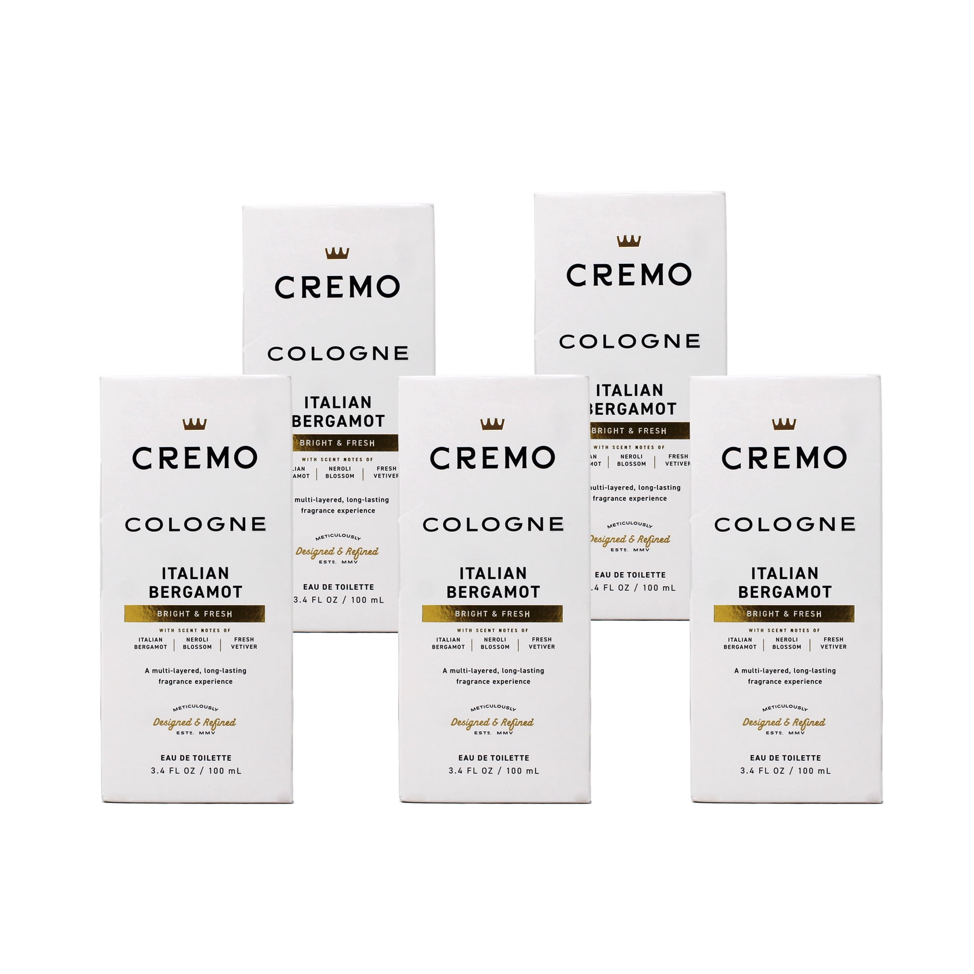 Cremo Casked Vanilla Body Wash for Men, Rich-Lathering Shower Gel, Black Plum, Warm Incense & Madagascar Vanilla Scent, 16 fl oz Pack of 5