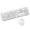 White, variant on Mofii Sweet Keyboard Mouse Combo Pure Color 2.4G Wireless Keyboard Mouse Set Circular Suspension Key Cap for PC Laptop Green
