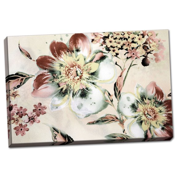 Gango Home Decor Horizontal Summer Flower by Incado (Ready to Hang); One 24x16in Hand-Stretched Canvas