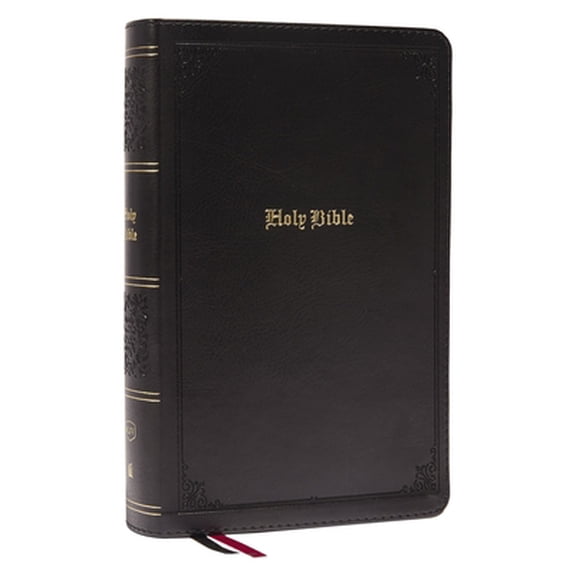 Pre-Owned KJV Holy Bible: Large Print Single-Column with 43,000 End-Of-Verse Cross References, Black Leathersoft, Personal Size, Red Letter, Comfort Pr... (Imitation Leather) 0785291032 9780785291039