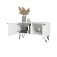 thumbnail image 3 of Manhattan Comfort Beekman 2 Shelves Engineered Wood Accent Cabinet in White, 3 of 5