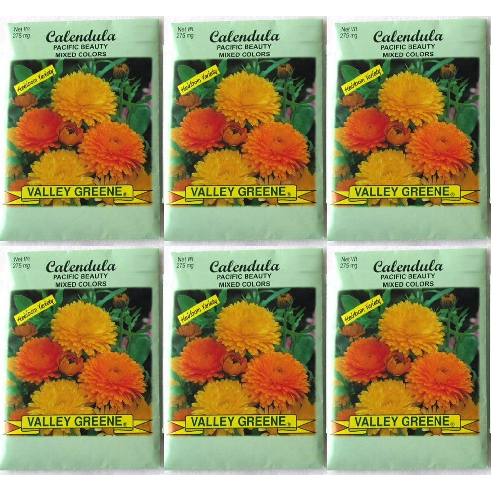 Valley Greene (6 Pack) 275 mg/Packages Calendula Pacific Beauty Mixed