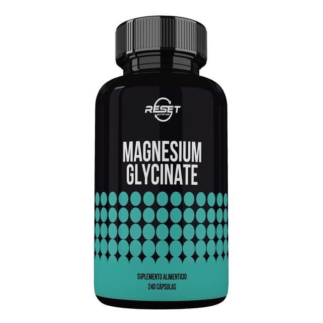 Reset Nutrition Magnesium Glycinate Relajación Sueño 240cáps