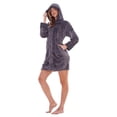 thumbnail image 1 of Keanu Womens Stars Fleece Zipped Dressing Gown, 1 of 4