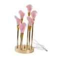 thumbnail image 2 of Lámpara de mesa con luz nocturna de flores, decoración del hogar, accesorio de iluminación con ajustable, luz de mesita de noche para bodas,, 2 of 8