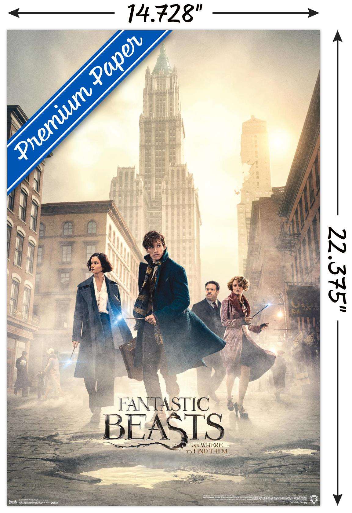 Fantastic Beasts And Where To Find Them - Streets Wall Poster, 14.725" x 22.375"