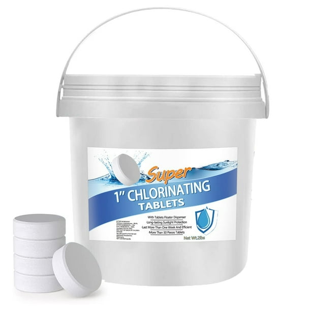 1" Chlorinating Tablets 2 LB for Hot Tubs SlowDissolving Swimming