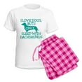 thumbnail image 5 of CafePress - Sleep With Dachshunds Women's Light Pajamas - Women's Short Sleeve Print T-Shirt and Pants Light Cotton Pajama Set, 5 of 7
