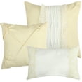 thumbnail image 2 of Aurora 7 Piece Textured Comforter Set in White/Yellow by Nanshing, Queen, 2 of 6