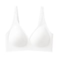 thumbnail image 2 of UQJfacai Womens Deep V Bras Wireless Comfort Bra Supportive No Underwire Bras Tshirt Push Up Bralettes Plunge Seamless Bra S, 2 of 5