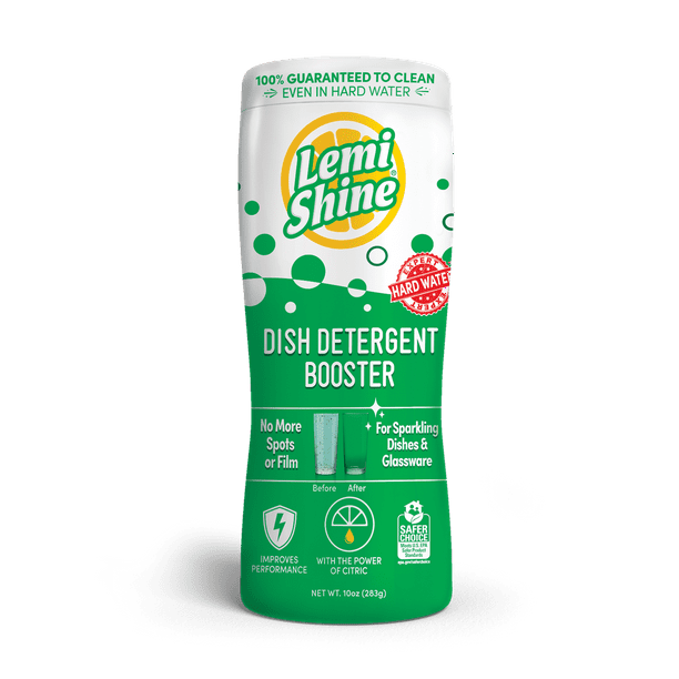 Lemi Shine Dish Detergent Booster, Gets Rid of Hard Water Spots, 10oz