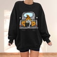 thumbnail image 1 of ICHUANYI liquidación moda mujer Otoño Invierno Halloween gafas chica estampado Casual deportes cuello redondo chándales manga larga ICHUANYI WER202308174213, 1 of 4