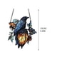 thumbnail image 5 of CaiYueKe Gothic Crow Suncatcher Hanging Ornament, Stained Glass Window Decor with Scrollwork, Black Bird Wall Art for Home Gothic Decorations Housewarming Gift, 5 of 9