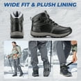 thumbnail image 4 of Fittington Wide Men's Winter Boots Outdoor Mid Calf Hiking Boot, 4 of 12
