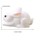 thumbnail image 2 of 8PCS Mini Rabbit Figures Toy Easter Egg Cake Toppers, Miniature Rabbit Figurines Fairy Garden DIY Crafts Ornament, Cake Decoration Christmas Birthday Gift, 2 of 6