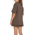 thumbnail image 6 of EnJoCho Boys 2 Piece Casual Outfit Summer Short Sleeve T-Shirt and Track Shorts Set Round Neck Basic Tracksui𝗍 Sportswear Playtime Comfort, 6 of 6