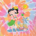 thumbnail image 4 of Wild Bobby Betty Boop Island Girl Paradise Betty Boop Tie-Dye T-Shirt, Aerial Spiral, Medium, 4 of 4