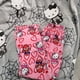 thumbnail image 2 of Pantalones de dormir de franela de felpa para hombres y mujeres, pantalones de dormir holgados de cintura alta con estampado de Hello Kitty y araña, 2 of 5