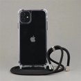 thumbnail image 2 of Funda rígida transparente con cordón para collar cruzado para iPhone 14 13 12 MiNi 11 Pro Max XS XR X 8 7 Plus SE 3, funda blanda transparente Dengxun unisex, 2 of 2