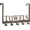 Coffee, variant on ANHXN Over The Door Hooks, Towel Holder for Bathroom, Door Mount Towel Rack Towel Hooks for Bedroom Beach Towels Bathrobe Wall Mount Hang on The Door Cabinet Cupboard
