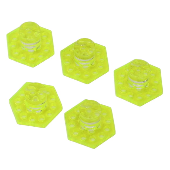 uds acrílico Coral Frag Plug transparente forma hexagonal acrílico Coral Frag Rack Base de soporte de Coral para acuario pecera