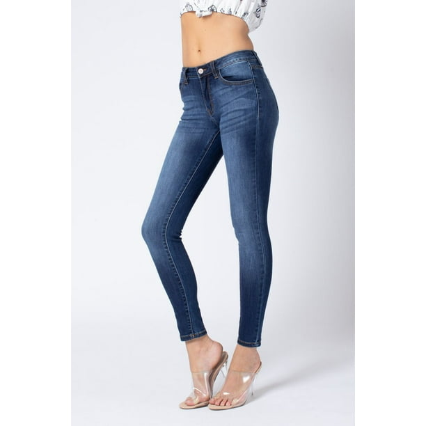 mid rise super skinny jeans