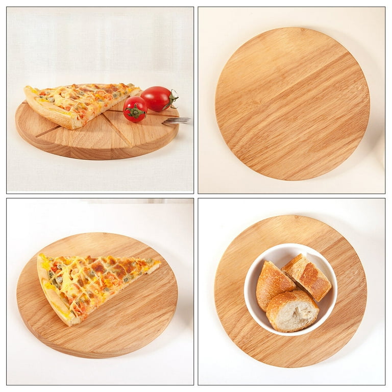 Wood Cutting Board Large Wooden Pizza Tray Bread Board Round Square Chopping  Board Cake Serving Plate Tray Wood Kitchen Utensils - Chopping Blocks -  AliExpress