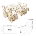 thumbnail image 3 of Christmas Tablecloth With 1 Chair Covers Waterproof Stain Polyester Dining Table Cover And Elastic Chair Slipcovers Holiday Party Decor With Snowflake, 3 of 6