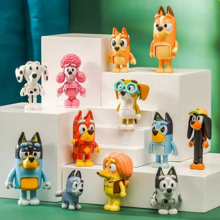 Bluey Family and Friends 8-Pack Figures for Imaginative Play