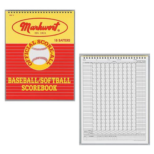 Markwort Baseball & Softball Scorebook 26 Games