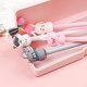 thumbnail image 2 of 8-Pack Black Gel Ink Pens Cartoon Stationery Cute Cat Pig Rabbit Hamster Students Gift Birthday Present, 2 of 5
