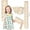 A253, variant on Style Wooden Kids Growth Chart Ruler For Boys And