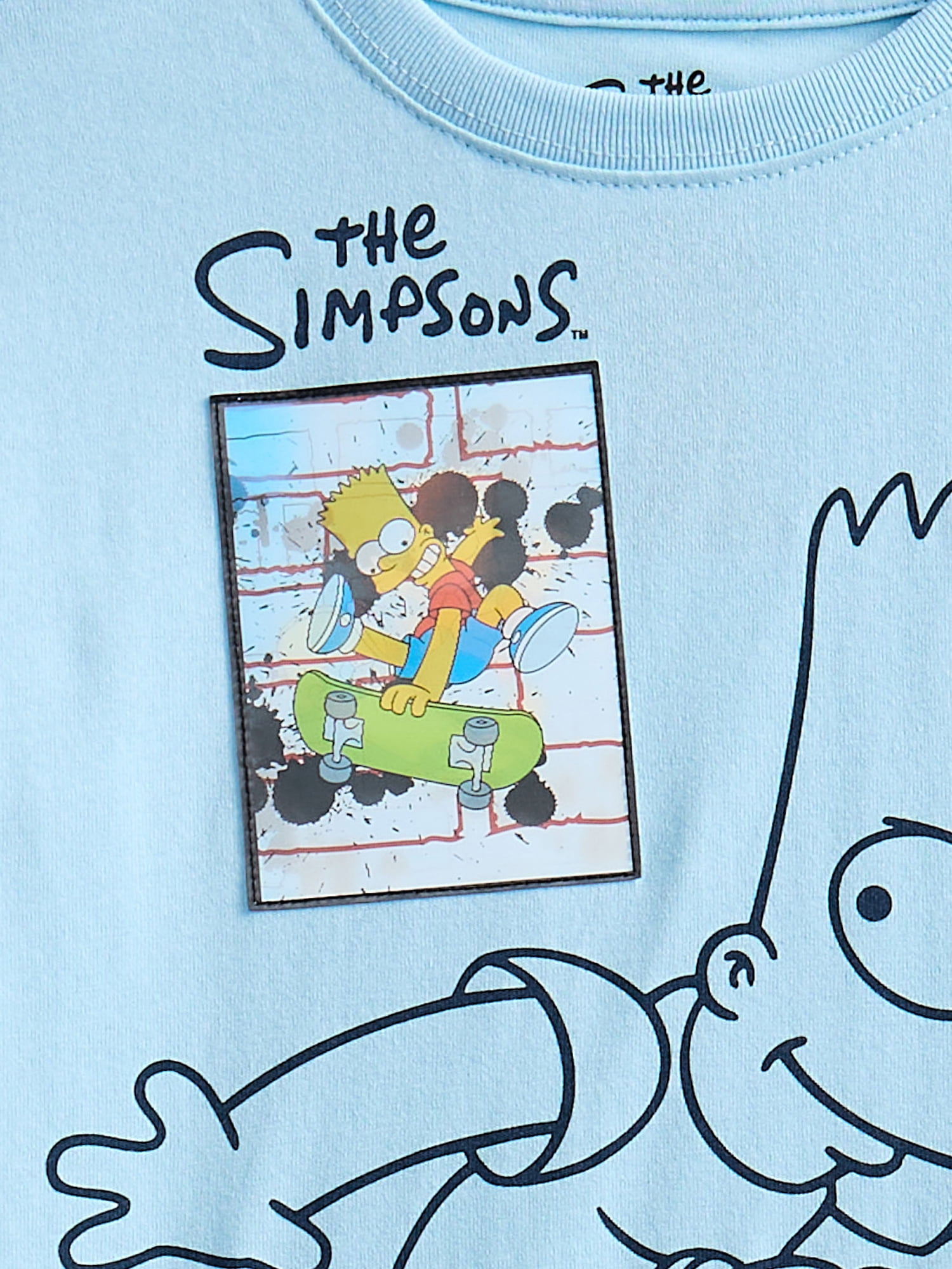 The Simpsons Boys Graphic Tee and Fleece Shorts Set, 2-Piece, Sizes 4-16