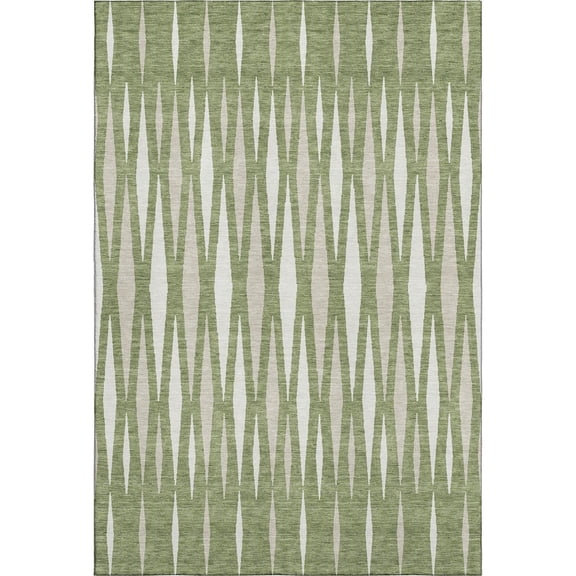 Dalyn Rugs Premium Machine Washable Mayfield AMF881 Green 9' x 12' Rug