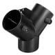 thumbnail image 1 of 75mm Y Shape Parking Heater Vent Exhaust Connector W/ Regulating Valve Flap For Webasto Heater, 1 of 5