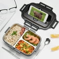thumbnail image 2 of TACILIP Bento Boxes, Stainless Steel Insulated Multi Layer Bento Food Container Storage Lunch Box 1L, Gifts for Women, 2 of 6