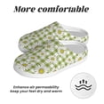 thumbnail image 6 of Lsque Daisies Flowers Pattern Womens Comfort Cotton on Scuff With Memory Foam and Anti-skid Sole Slipper-39/40, 6 of 7